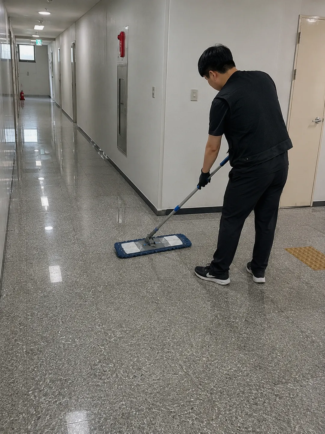 청소 작업 사진 예시