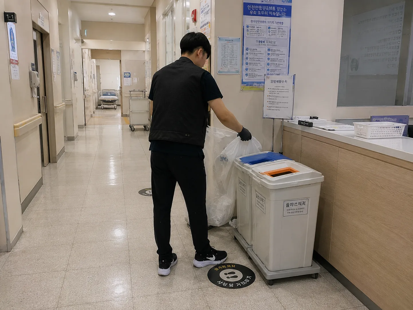 길동사거리 병원청소 현장 사진 8