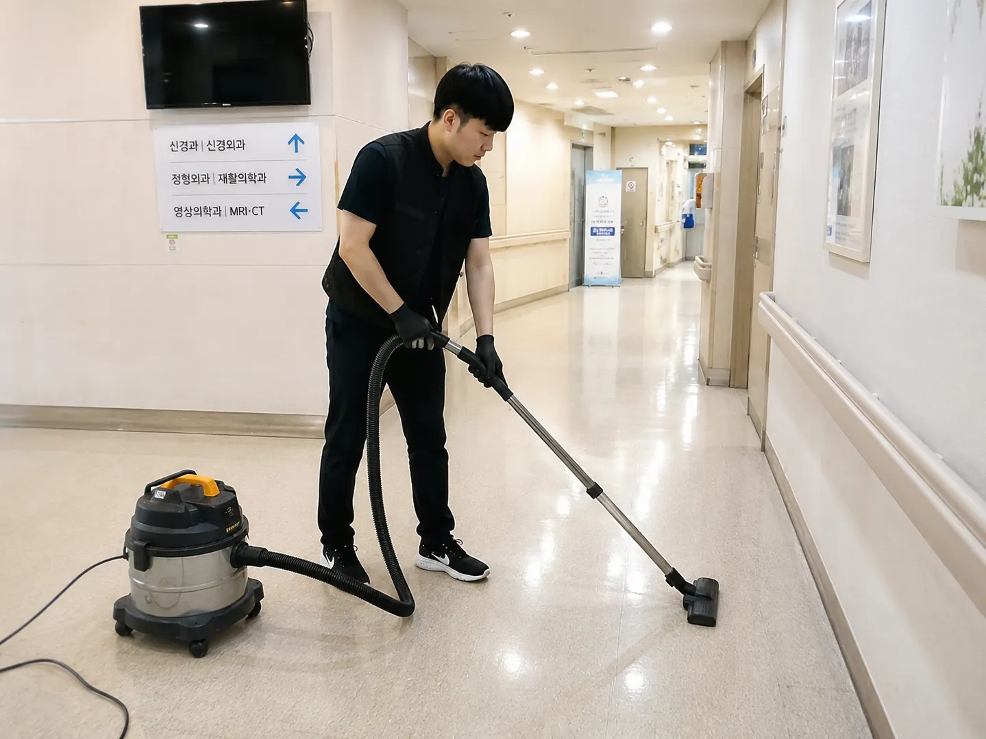 성내동 카페거리 병원청소 현장 사진 3