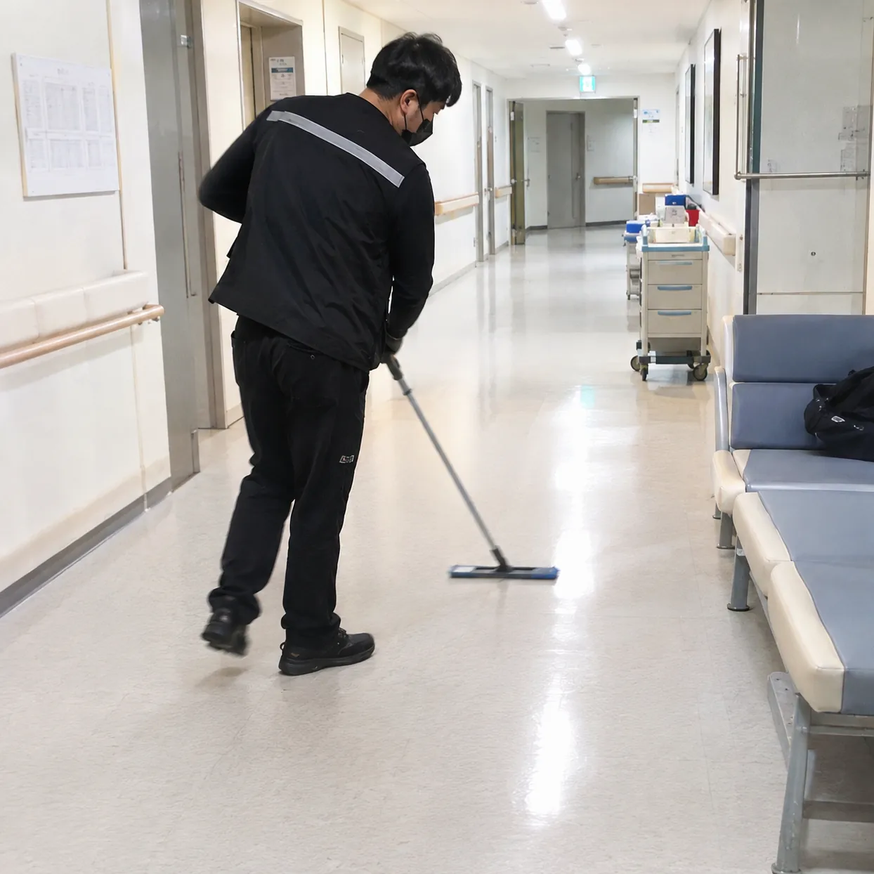 양재천 강남구간 병원청소 현장 사진 4