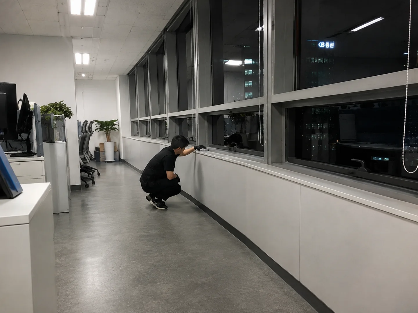 청소 작업 현장 사진