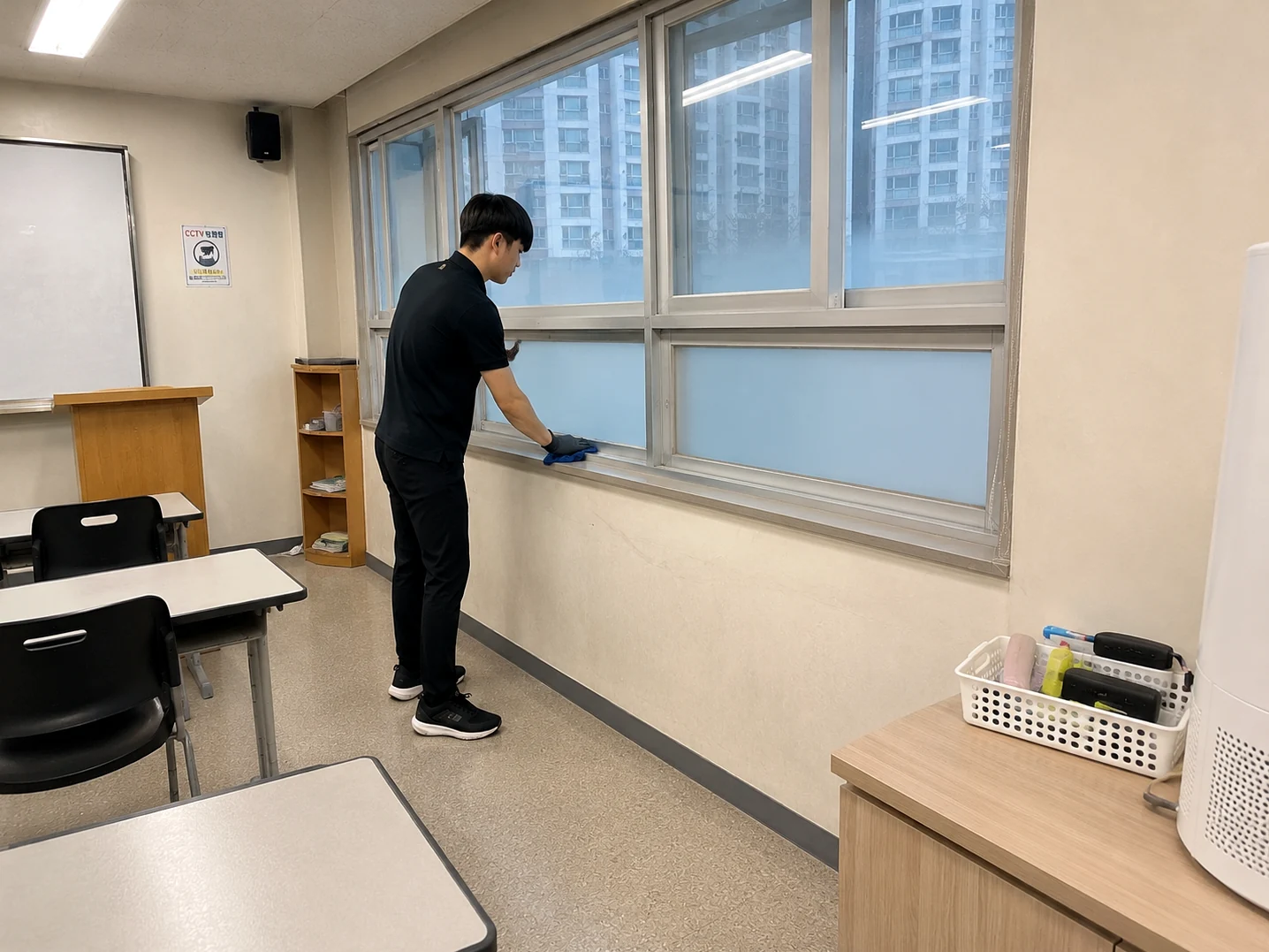 압구정학원가 학원청소 현장 사진 7
