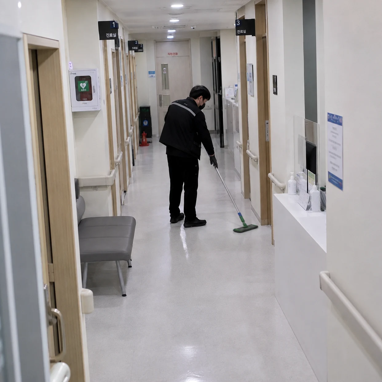 양재천 강남구간 병원청소 현장 사진 6